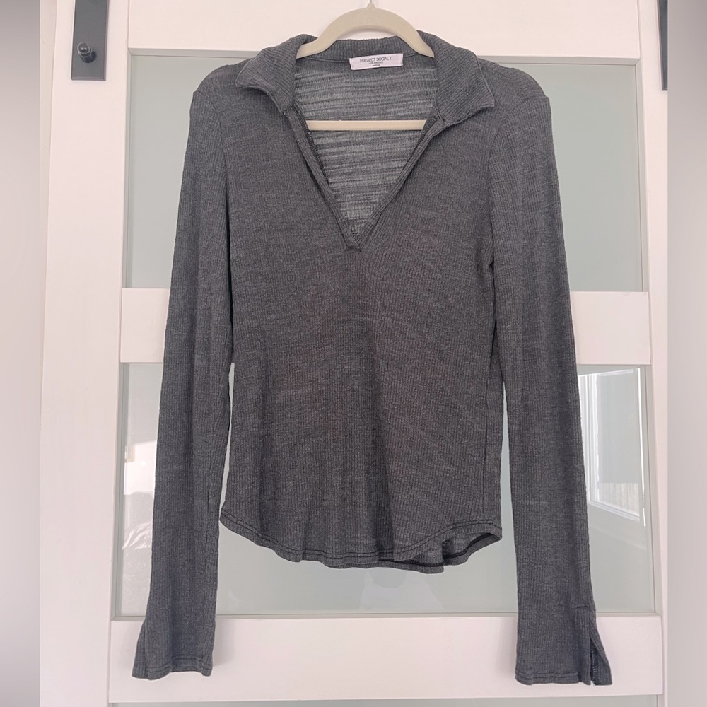 Project Social T Long Sleeve Henley